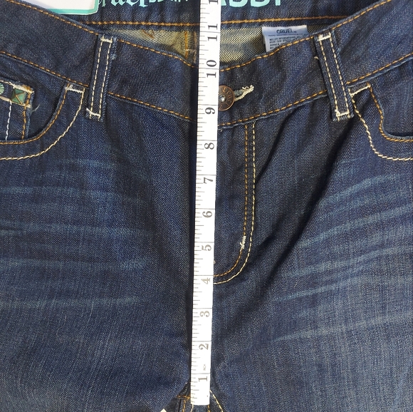 NWT Rocky Mountain Clothing Cruel Denim ABBY blue jeans, 33/15 long - Picture 14 of 15